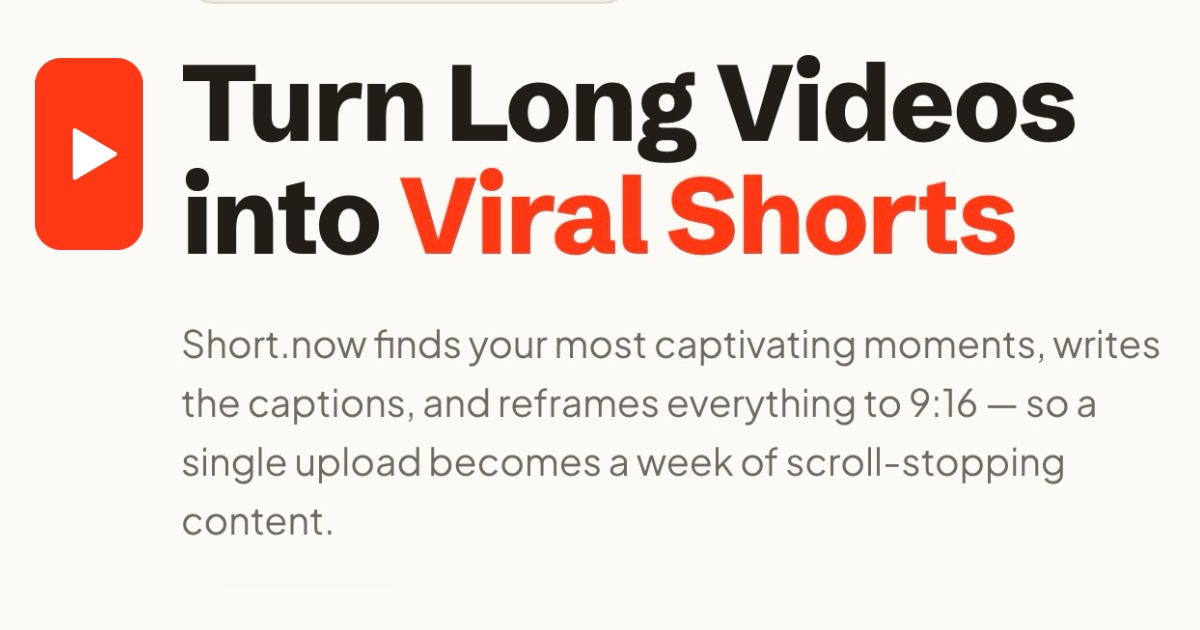 Short.now screenshot 1